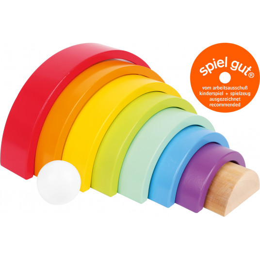 Wooden Building Blocks Large Rainbow