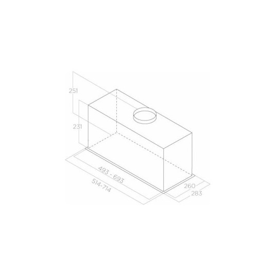 Kapuce ELICA FOLD GR/A/72