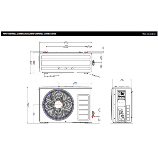 SAMSUNG SIZEN Windfree™ Avant Black S2, 2,0/2,2 kW gaisa kondicioniera komplekts