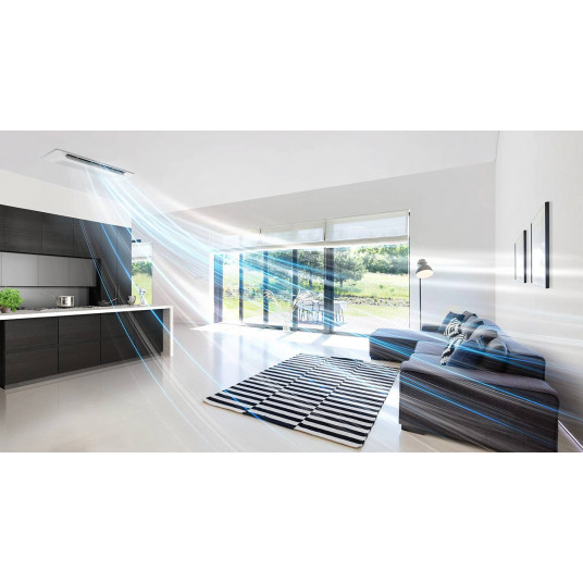 SAMSUNG Windfree™ S2 Multi split 3,5/3,8 kW vienvirziena kasetes tipa gaisa kondicioniera iekšējā vienība