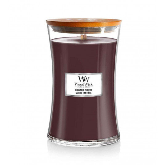 Aromātiskā svece Woodwick Phantom Cherry, 609 g