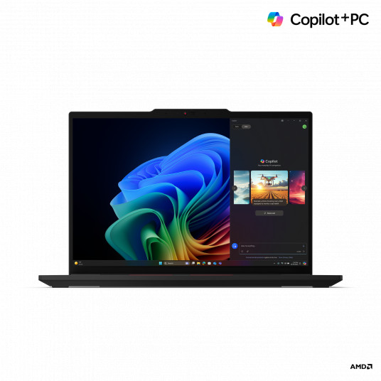 Klēpjdators Lenovo ThinkPad T14s Gen 6, AI Copilot+ PC, 14 WUXGA, AMD Ryzen AI 7, RAM 64GB, 1TB SSD, AMD Radeon 880M Graphics, Windows 11 Pro, Black 21M1000LMH