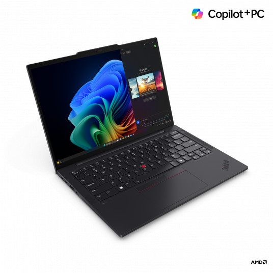 Klēpjdators Lenovo ThinkPad T14s Gen 6, AI Copilot+ PC, 14 WUXGA, AMD Ryzen AI 7, RAM 64GB, 1TB SSD, AMD Radeon 880M Graphics, Windows 11 Pro, Black 21M1000LMH