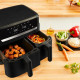 TEFAL Dual Easy Fry Essential Airfryer | EY901N | Power 2700 W | Capacity 8.3 L | Black