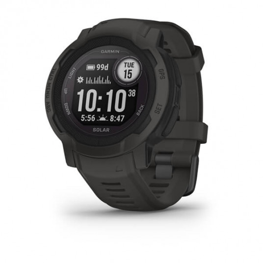 Viedais Pulkstenis Garmin Instinct 2 Solar, Graphite/ 010-02627-00