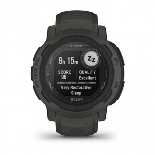 Viedais Pulkstenis Garmin Instinct 2 Solar, Graphite/ 010-02627-00