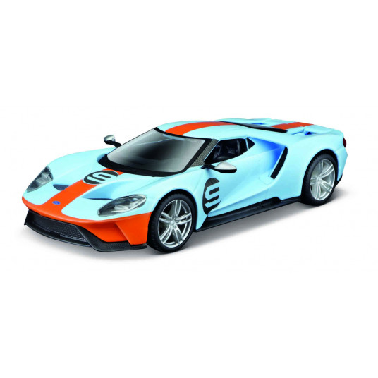 BBURAGO 1:32 auto model Race 2019 Ford GT, assort., 18-41164