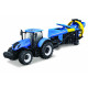 BBURAGO tractor with deluxe trailer, assort., 10cm, 18-31677/18-31678/18-31659