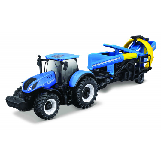 BBURAGO tractor with deluxe trailer, assort., 10cm, 18-31677/18-31678/18-31659