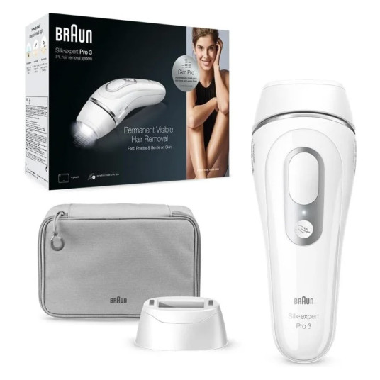 Braun Silk-expert Pro 3 PL3020 IPL epiliatorius, Balta