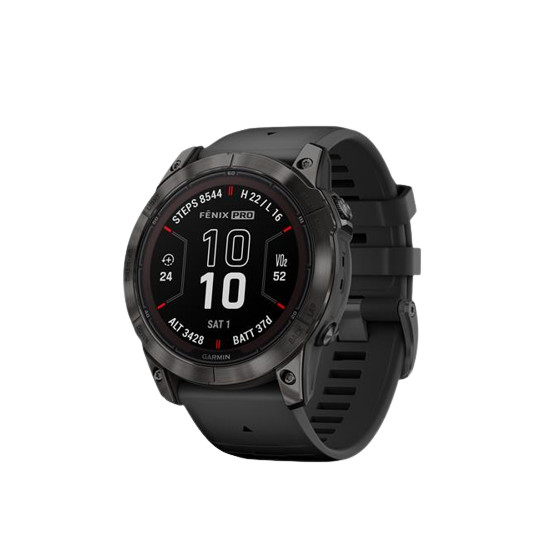 Viedais pulkstenis GARMIN Fenix 7X Pro Sapphire Solar Carbon Gray Ti 010-02778-11