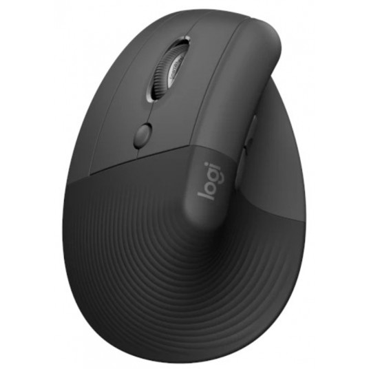 Pele Logitech Lift Vertical Ergonomic Optical Black