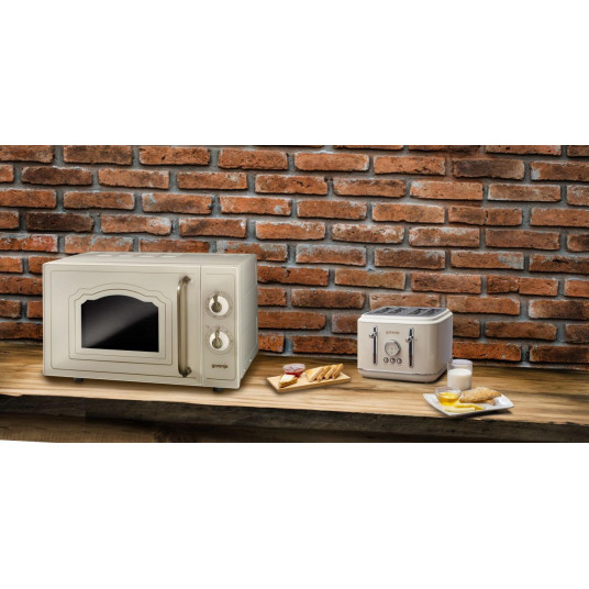 Gorenje Mikroviļņu krāsns | MO4250TCLI | Brīvi stāvoša | 700 W | Bēšs