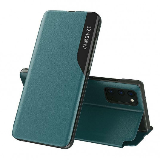 Mocco Smart Flip Cover Case For Samsung Galaxy S21 Plus Green