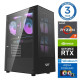 INTOP AQUA Ryzen 7 7700X 16GB DDR5 500SSD M.2 NVME RTX3060 12GB WIN11