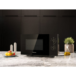 Hisense H20MOBP1G mikroviļņu krāsns Melna Mikroviļņu krāsns ar grila funkciju Galda virsma 20 L 700 W
