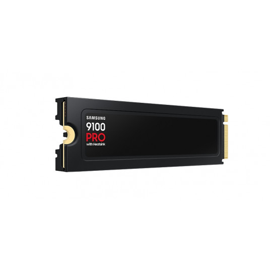 Samsung 9100 PRO With Heatsink | 1000 GB | SSD form factor M.2 2280 | Solid-state drive interface PCIe 5.0 NVMe | Read speed 14800 MB/s | Write speed 13400 MB/s
