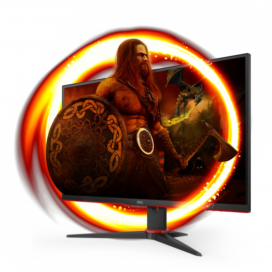 Monitors AOC 27G2SAE/BK 27 ", VA, FHD, 1920 x 1080, 16:9, 1 ms, 350 cd/m², Black, Headphone out (3.5mm), 165 Hz, HDMI ports quantity 2