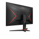 Monitors AOC 27G2SAE/BK 27 ", VA, FHD, 1920 x 1080, 16:9, 1 ms, 350 cd/m², Black, Headphone out (3.5mm), 165 Hz, HDMI ports quantity 2