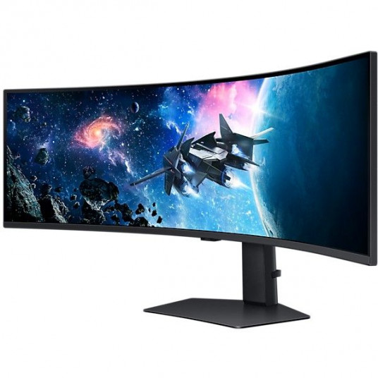 "124cm/49"" (5120x1440) Samsung Odyssey G9 S49CG954EU 32:9 DualQuadHD Curved Gaming 240Hz 1ms HDR1000 2xHDMI DP USB Black"