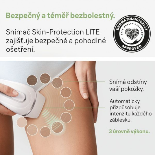 "Braun Silk-expert Pro 3 PL3020 IPL balts-sudrabs