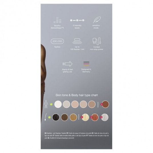 "Braun Silk-expert Pro 3 PL3020 IPL balts-sudrabs
