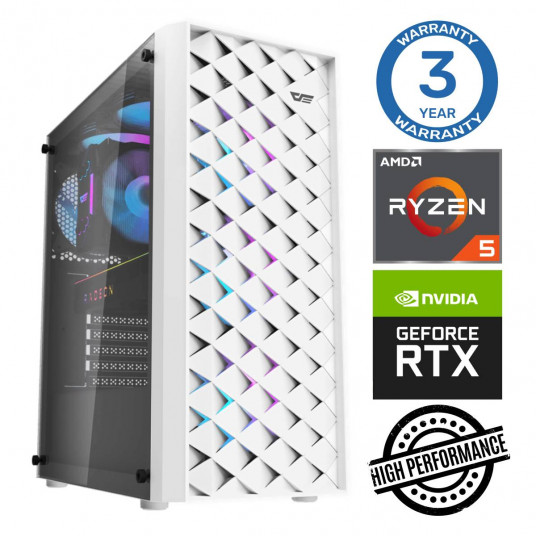 INTOP Ryzen 5 5500 16GB 1TB SSD M.2 NVME+2TB RTX4060 8GB no-OS