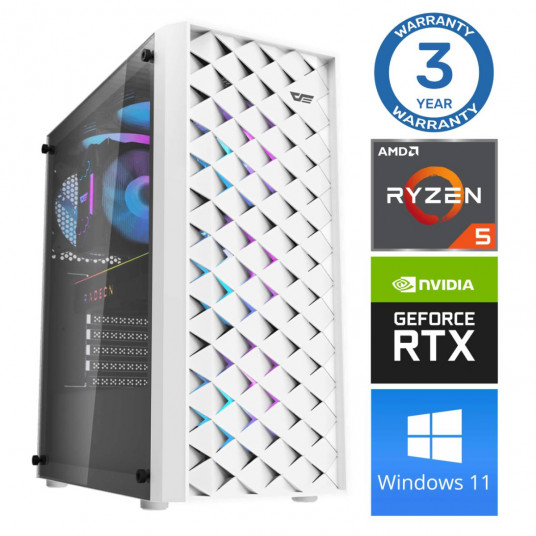 INTOP Ryzen 5 5500 16GB 500SSD M.2 NVME RTX3050 6GB WIN11