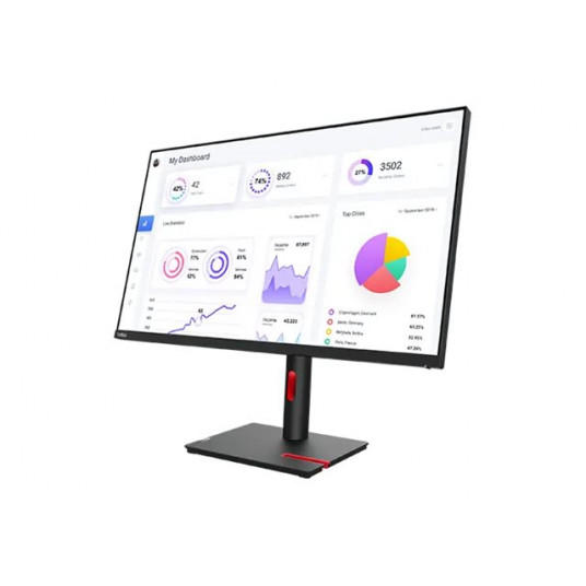 Lenovo | ThinkVision | T32p-30 | 31,5 " | IPS | 16:9 | 60 Hz | 4 ms | 3840 x 2160 pikseļi | 350 cd/m² | HDMI pieslēgvietu skaits 1 | Melns | Garantija 36 mēneši