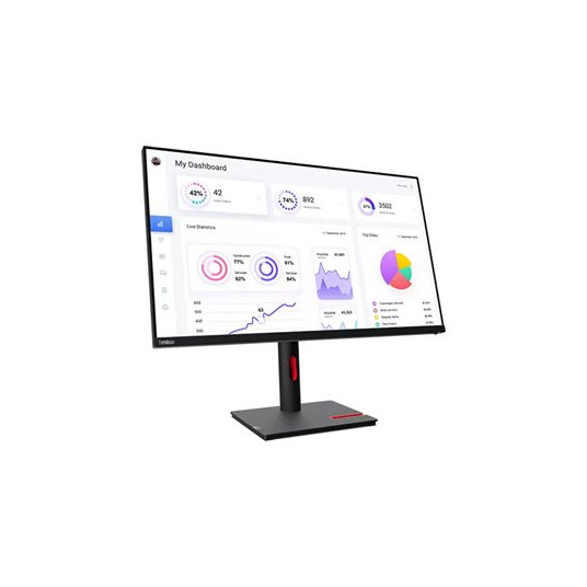 Lenovo | ThinkVision | T32p-30 | 31,5 " | IPS | 16:9 | 60 Hz | 4 ms | 3840 x 2160 pikseļi | 350 cd/m² | HDMI pieslēgvietu skaits 1 | Melns | Garantija 36 mēneši
