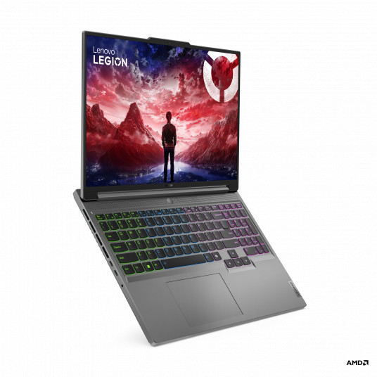 Klēpjdators Lenovo Legion Slim 5 16ARP9, AI-Powered Gaming PC, 16 WQXGA, AMD Ryzen 7, RAM 16GB, 512GB SSD, NVIDIA GeForce RTX 4070, NoOS, Luna Grey 83EX0018PB