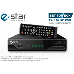TV aksesuārs STB eSTAR DVBT2 536 HD Black