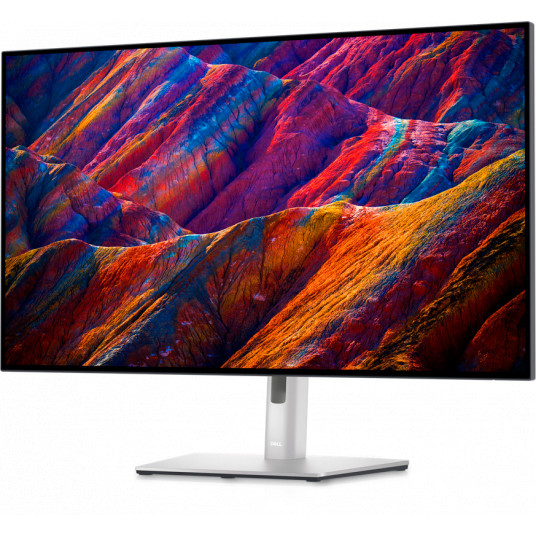 Dell UltraSharp USB-C centrmezgla monitors U3223QE 31,5 collas, IPS, 4K, 3840 x 2160, 16:9, 8 ms, 400 cd/m², balts, audio izeja, 60 Hz, HDMI portu skaits 1