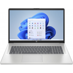"HP 17-CN4033CL Core 5 120U 17.3" FHD 16GB SSD512 BT BLKB Win11 Natural Silver (REPACK) 2Y