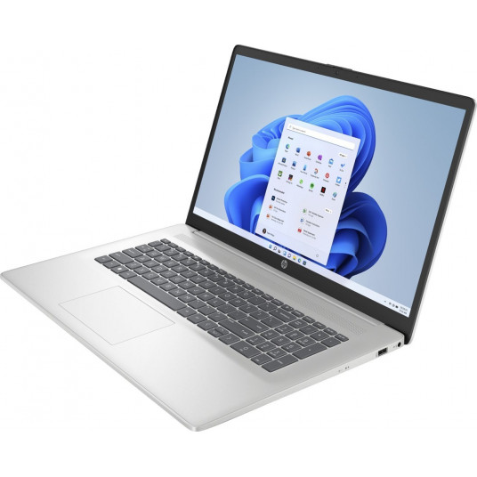 "HP 17-CN4033CL Core 5 120U 17.3" FHD 16GB SSD512 BT BLKB Win11 Natural Silver (REPACK) 2Y