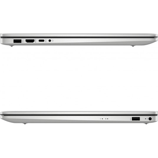 "HP 17-CN4033CL Core 5 120U 17.3" FHD 16GB SSD512 BT BLKB Win11 Natural Silver (REPACK) 2Y