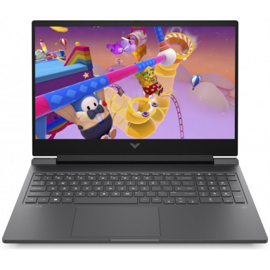 HP Victus 16 — Ryzen 7 7840HS | 16,1"-144 Hz | 16 GB | 512 GB | bez operētājsistēmas | RTX4050 | Sudrabs