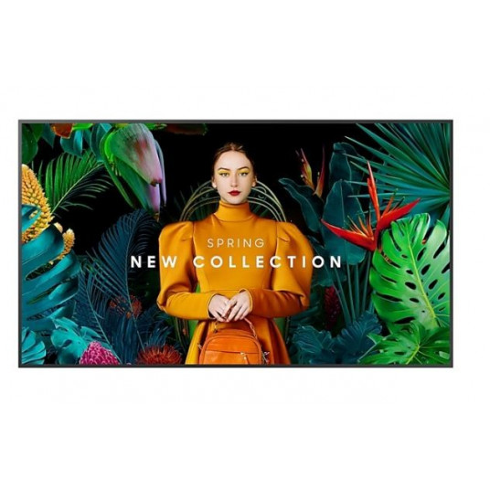 Samsung profesionālais monitors QB85C 85 collas spīdīgs 16h/7 350(cd/m2) 3840x2160 (UHD) S10 atskaņotājs (Tizen 7, VXT Ready) Wi-Fi/BT 3 gadi Uz vietas (LH85QBCEBGCXEN)