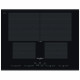 Whirlpool SMO 654 OF/BT/IXL melns Iebūvējamā 65 cm indukcijas plīts, sadalīta zonās 4 zonas(-as)