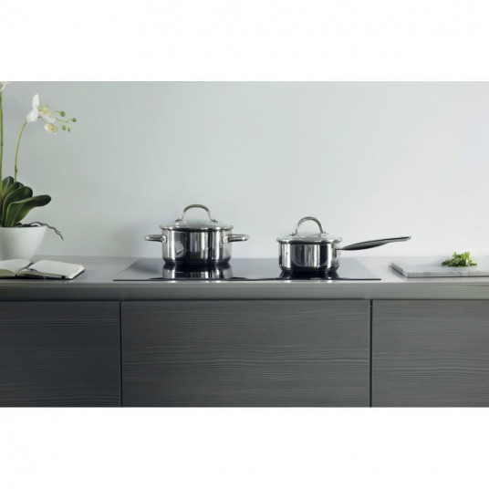 Whirlpool SMO 654 OF/BT/IXL melns Iebūvējamā 65 cm indukcijas plīts, sadalīta zonās 4 zonas(-as)