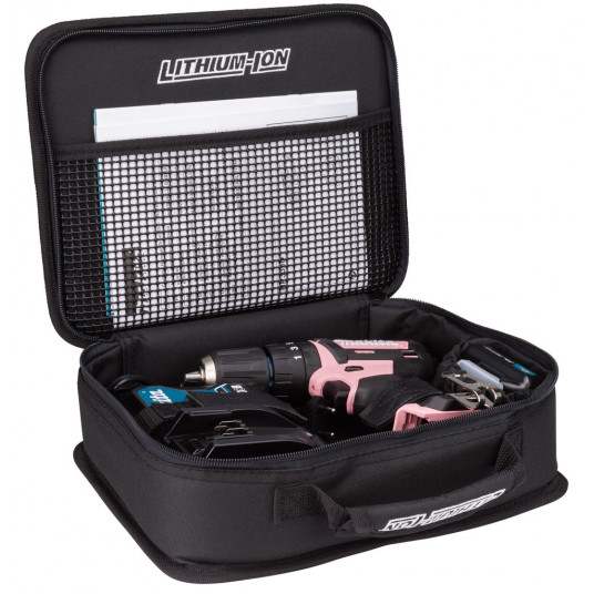 Makita HP333DSAP1 elektriskais skrūvgriezis vai triecieninstruments 1700 RPM melns, rozā krāsā