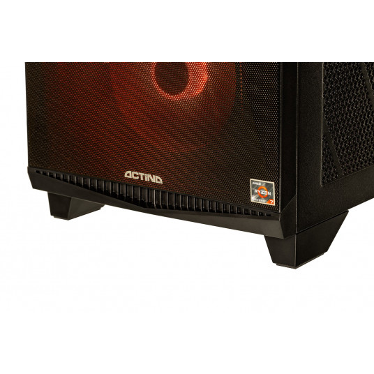 Actina 5901443414179 PC AMD Ryzen™ 7 7800X3D 32 GB DDR5-SDRAM 2 TB SSD NVIDIA GeForce RTX 5070 Ti "Midi Tower" melns
