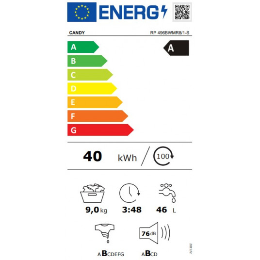 Veļas mašīna Candy RP 496BWMR8/1-S