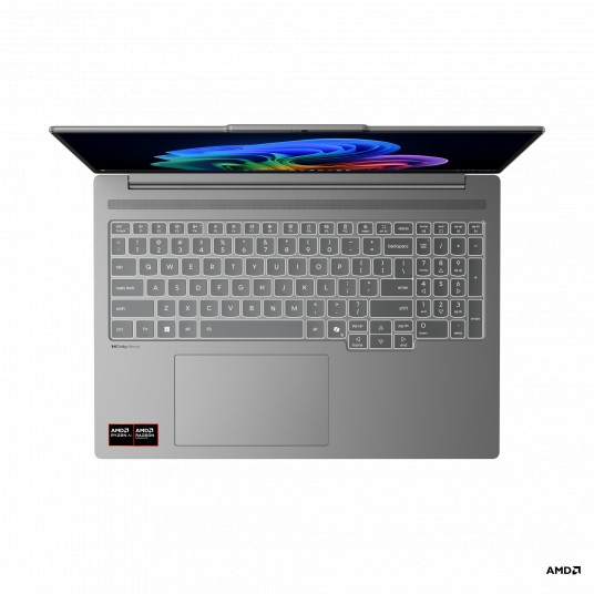 Portatīvais dators Lenovo IdeaPad Pro 5 16AKP10, AI Copilot+ PC, 16 2.8K, AMD Ryzen AI 5, RAM 24GB, 512GB SSD, AMD Radeon 840M Graphics, Windows 11 Home, Luna Grey 83JN000GNT