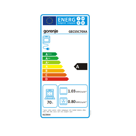 Plīts Gorenje GECS5C70XA