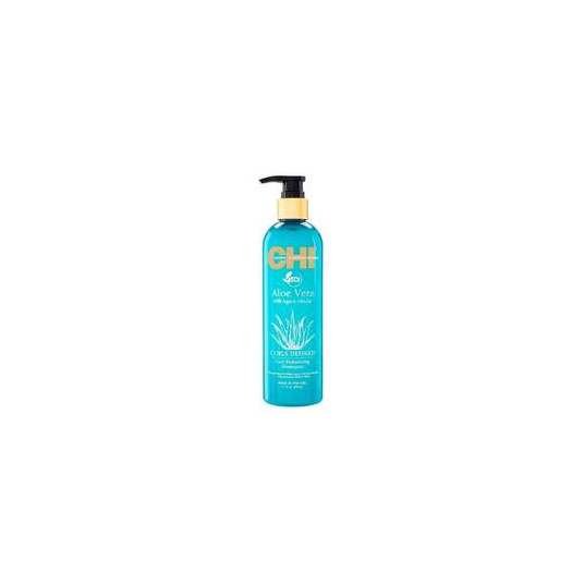 "Farouk Systems CHI Aloe Vera Curls Defined Curl Enhancing Shampoo" šampūns cirtainiem un viļņainiem matiem, 340 ml