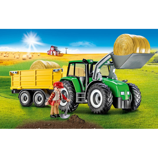 Figures set Country 9317 Tractor with Trailer