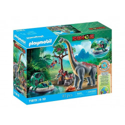 Set with figurines Dinos 71819 Brachiosaurus with Hover craft