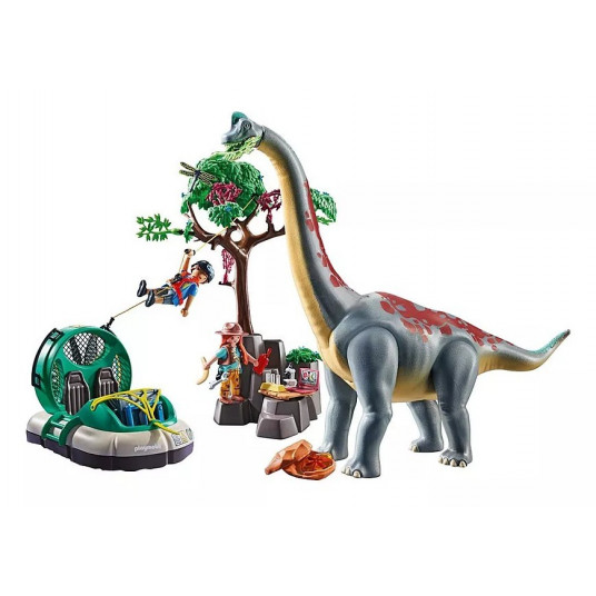 Set with figurines Dinos 71819 Brachiosaurus with Hover craft