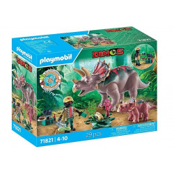 Set with figurines Dinos 71821 Triceratopsy